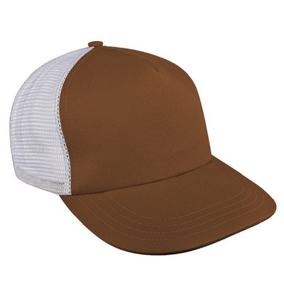 Meshback Lo 5 Panel Snap USA Made / Union-Contrast Back