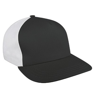 Twill Lo 5 Panel Snapback USA Made / Union-Contrast Back